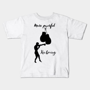 Kickboxing Design Kids T-Shirt